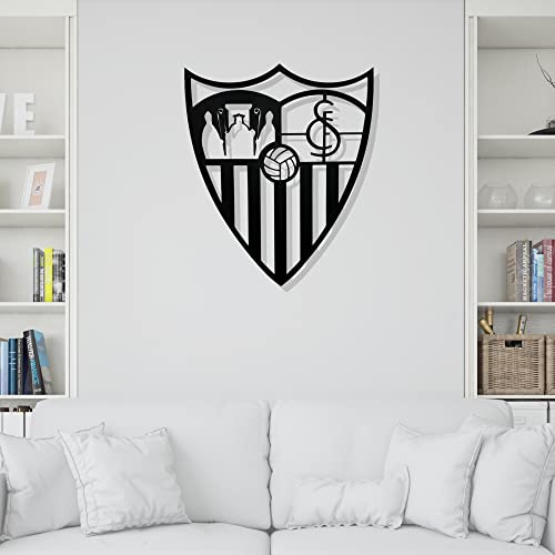 DIGIDU | Cuadro Escudo Futbol Sevilla, Decoración Hogar, Decoración Habitación, Decoración Salón Moderno, Futbol, Regalo Futbol, Regalo Entrenador, Regalo Original (Sevilla)