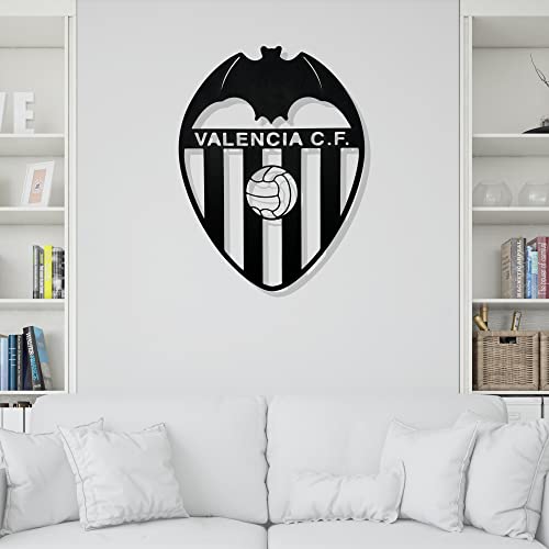 DIGIDU | Cuadro Escudo Futbol Valencia, Decoración Hogar, Decoración Habitación, Decoración Salón Moderno, Futbol, Regalo Futbol, Regalo Entrenador, Regalo Original (Valencia)