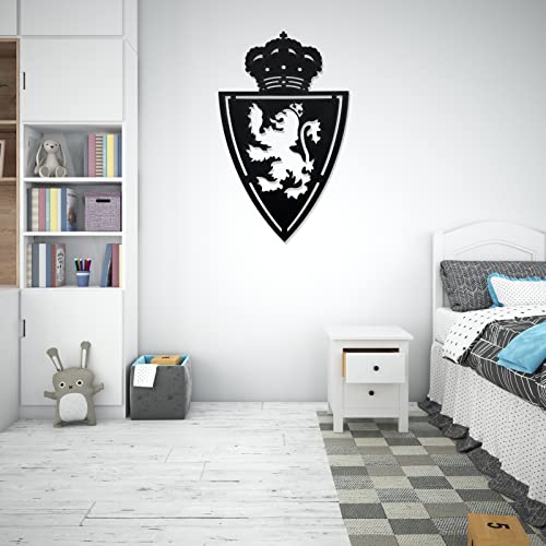 DIGIDU | Cuadro Escudo Futbol Zaragoza, Decoración Hogar, Decoración Habitación, Decoración Salón Moderno, Futbol, Regalo Futbol, Regalo Entrenador, Regalo Original