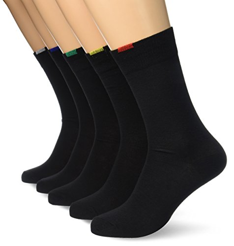 Dim Calcetines Ecodim Talón Y Puntas Reforzadas Hombre x5 Negro 39/42