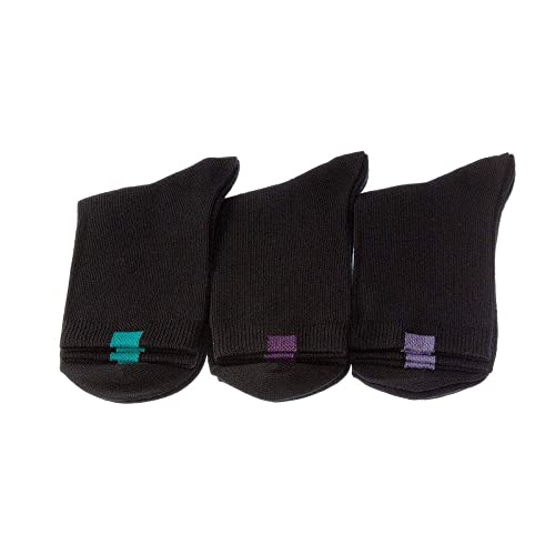 Dim Pack De 5 Pares De Calcetines Algodón Suave Ecodim Mujer x5 Negro TU