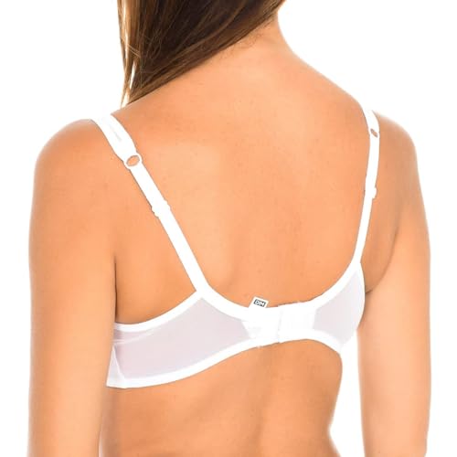 Dim Sujetador De Gran Capacidad Con Aros Generous Broderie Mujer x1 Blanco 105C