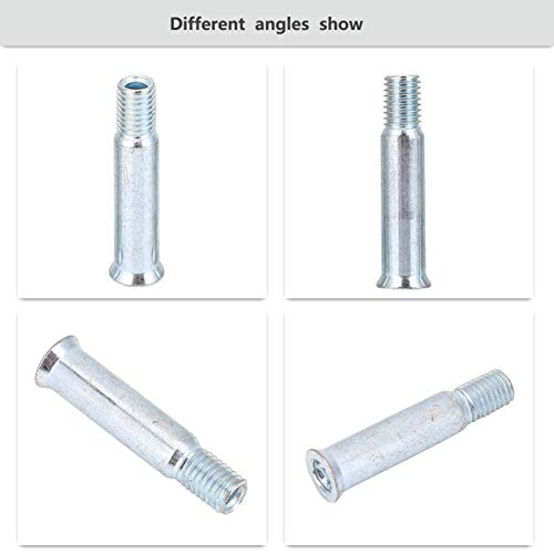 Dioche - Patines para patinaje, 15 piezas de acero para construcción de ejes de patinaje, tornillo de rueda y tornillos, repuesto para patinaje en línea, 35 mm