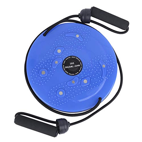 Disco de cintura giratorio magnético, disco de cintura giratorio magnético multifunción con cuerda de tracción Equipo de adelgazamiento de fitness doméstico 25cm