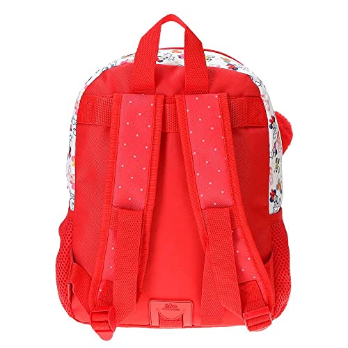 Disney Minnie Diva Mochila Escolar Adaptable a Carro Multicolor 25x32x12 cms Poliéster 9,6L