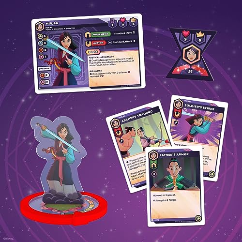 Disney Sorcerer’s Arena: Epic Alliances At The Ready Expansion | Featuring Robin Hood, Mrs. Potts, and Mulan | Officially Licensed Disney Strategy & Family Board Game | Ages 13+