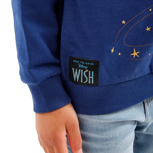 Disney Sudadera Wish | Wish Sudaderas Niña | Sudaderas para Niñas | Azul 7-8 años