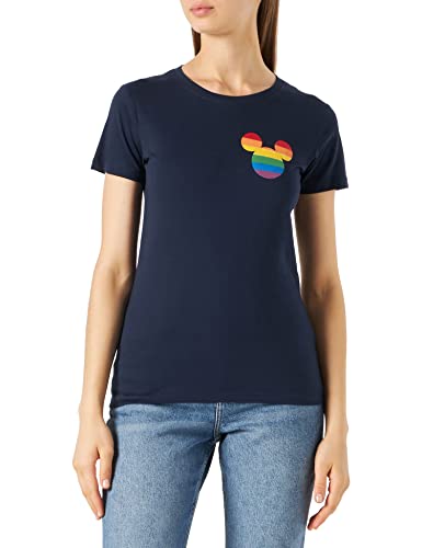 Disney WODMICKTS134 Camiseta, Denim, M para Mujer