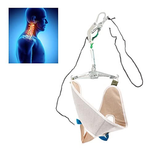 Dispositivo de Tracción de Cuello Cervical, Dispositivo de Tracción de Cuello Cervical sobre la Puerta para Uso Doméstico, Dispositivo de Tracción de Cuello para Fisioterapia, Camilla de Cuello, Fisio