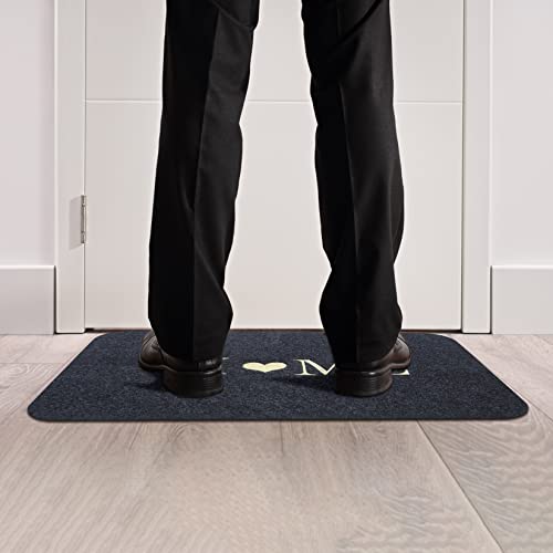 DIUJHUUY 2 Piezas Alfombrillas para Puertas de Interior y Exterior, Alfombra Interior de Bienvenida, Felpudo Entrada Casa, Alfombra Antideslizante Lavable - 40x60 cm