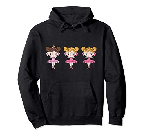 Divertido diseño de bailarina de ballet lindo para las niñas Sudadera con Capucha