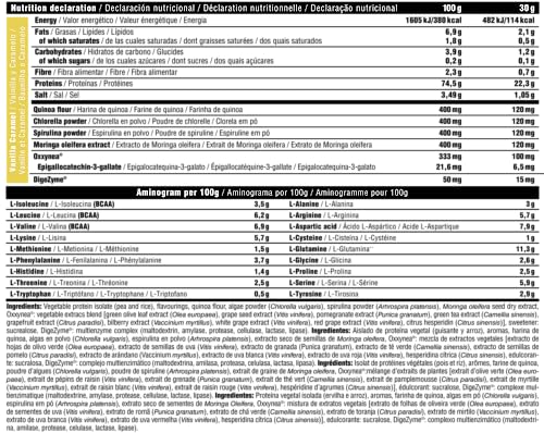 DMI ISOLATE VEGAN+ (With Oxxynea® + DigeZyme®) - Base de Aislado de Proteína de Guisante y Arroz - 900 gr (Vanilla Caramelo)