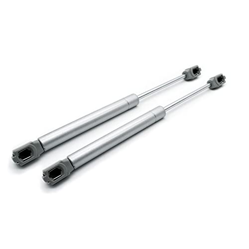 DOJA Barcelona | Amortiguadores de Gas | 80N | Pack 2 Resortes de Gas | Piston Gas | Pistones Hidraulicos para Puertas de Cocina | Soporte Armario Cocina, Baño, Oficina, Caravana