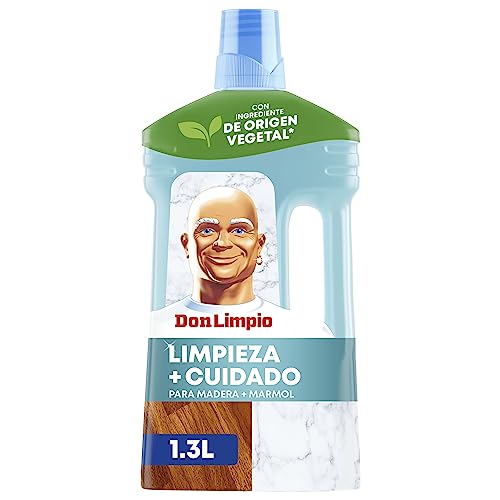 Don Limpio Limpia Suelos Superficies Delicadas Detergente Liquido 1.3l, Friegasuelos con PH Seguro para Suelos de Madera, Piedra y Marmol