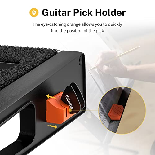 Donner Pedalera de efecto para Guitarra Electrica Ligero y Portable con Bolsa de Transporte y Cinta de Gancho y Bucle, Tablero de Pedal de Aleación 560 * 324 * 67mm (DB-S300)