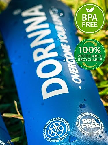 DORNNA® – 2X1 Soft Flask, Botella de Hidratación BPA FREE para Running, Bolsa de Hidratación Deportiva, Botella de Agua Reutilizable Muy Resistente. (500ML - 2 UDS)