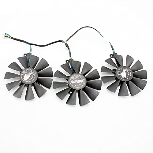 Dotodo Ventilador de refrigeración para tarjetas gráficas FDC10U12S9-C FDC10H12S9-C de 87 mm para ASUS GTX 980 Ti R9 390X 390 GTX 1060 1070 1080 Ti RX 480 RX480