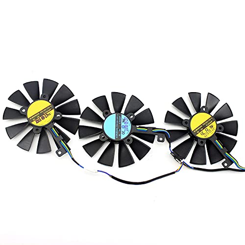 Dotodo Ventilador de refrigeración para tarjetas gráficas FDC10U12S9-C FDC10H12S9-C de 87 mm para ASUS GTX 980 Ti R9 390X 390 GTX 1060 1070 1080 Ti RX 480 RX480