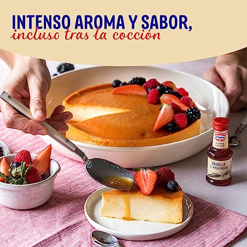 DR. OETKER Aroma natural de vainilla de Madagascar (35 ml), esencia de vainilla líquida para postres y batidos, extracto de vainilla para repostería (10 dosificaciones)