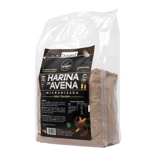 Drasanvi HARINA AVENA SABOR CHOCOLATE 1Kg SPORT LIVE