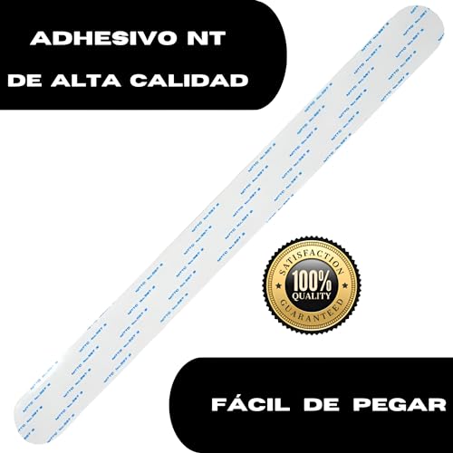 DROCODO Pack 2 Protectores de Pala de Pádel Transparentes - Rugosos y Duraderos - Accesorios Esenciales para la Cabeza de tu Pala de Padel - Silicona Fácil Sustitución - 35x370mm