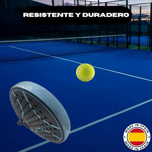 DROCODO Pack 2 Protectores de Pala de Pádel Transparentes - Rugosos y Duraderos - Accesorios Esenciales para la Cabeza de tu Pala de Padel - Silicona Fácil Sustitución - 35x370mm