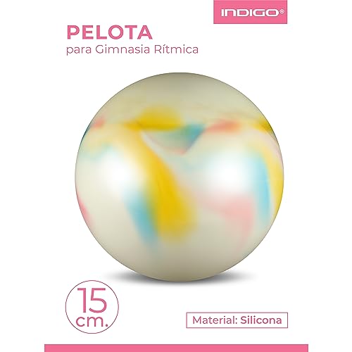 DRUNA Pelota Silicona 300 g Indigo 15 cm Arcoiris (Arco Iris 2)