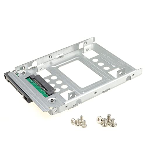 DSLRKIT 2.5"SSD de 3,5" Disco Duro SATA HDD Adaptador del Carrito Jaula Hot Swap Plug