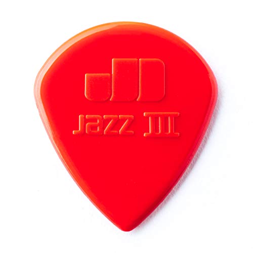 Dunlop 47 Púas NYLON JAZZ III rojas 1.38 mm