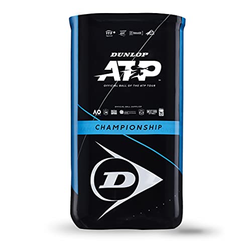 Dunlop ATP Championship Tennisball 2X4-Can, Amarillo, Talla Única