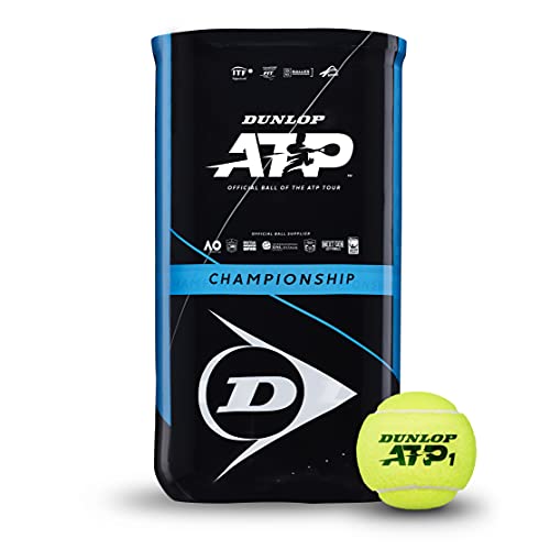 Dunlop ATP Championship Tennisball 2X4-Can, Amarillo, Talla Única