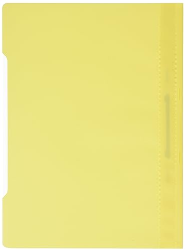 Durable 252304 Archivo visual (A4 estándar, PP) 25 pcs. amarillo