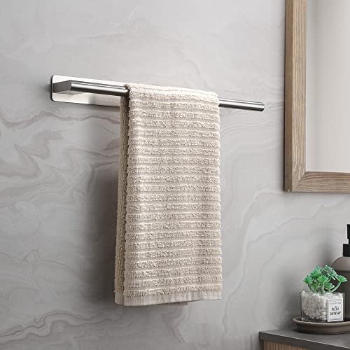 Dvocel Toalleros De Baño Sin Taladro Adhesivo Acero Inoxidable 304 Cepillado Accesorios Sin Taladro En Pared para Baño y Cocina