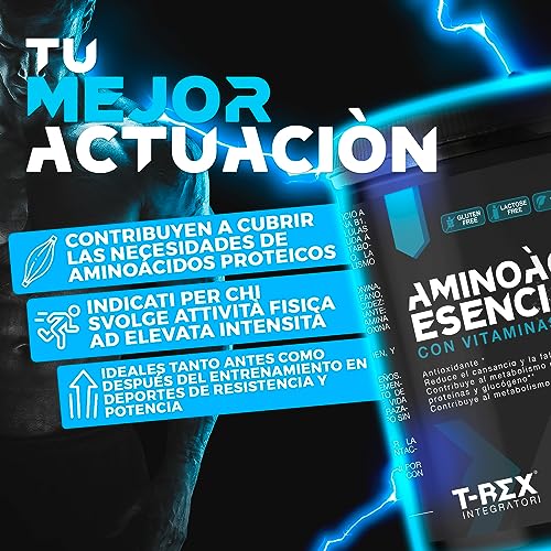 EAA Aminoácidos Esenciales Polvo con un mix de vitaminas B1, B6 y E. Suplemento indispensable para los deportistas. (Sin Aroma, 150 Tabletas)