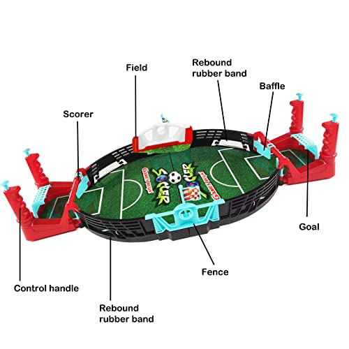 EACHHAHA Futbolines para Niños, Juegos de Mesa de Fútbol, Mini Juego de Futbolín de Fiesta, Juegos Familiares, Juegos Interactivos para Padres e Hijos, Regalo para Niños