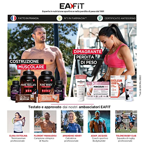 EAFIT Pure Whey - Vainilla Intensa 750g - Crecimiento muscular - Proteína whey - Absorción rápida - Aminoácidos y enzimas digestivas - Alto complejo amínico - Certificado antidopaje