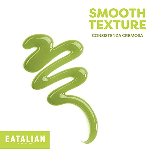 EATALIAN by AMZ BETTER Sirope con Sabor a Pistacho, Crema Dulce Proteica en Squeezer de 300 gr, Made in Italy, Topping de Pistacho para Decorar Heldos, Dulces y Tartas