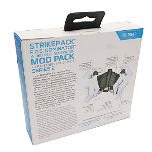 EATAN Strikepack Strike Pack Dominador FPS portátil con controlador de paletas codificador adaptador duradero para PS4 FPS Dominator con paletas