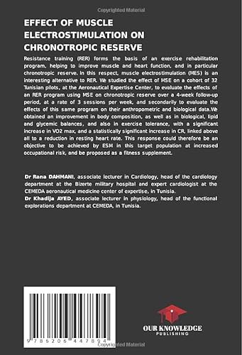 EFFECT OF MUSCLE ELECTROSTIMULATION ON CHRONOTROPIC RESERVE: MUSCULAR ELECTROSTIMULATION AND CHRONOTROPIC RESERVE