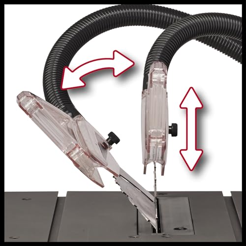 Einhell Mesa de corte TC-TS 2025/2 U (máx. 2.000 W, ajuste de la altura/ inclinación de la hoja de sierra de precisión, tope-guía paralelo, tope-guía angular +/- 60°), Color Negro