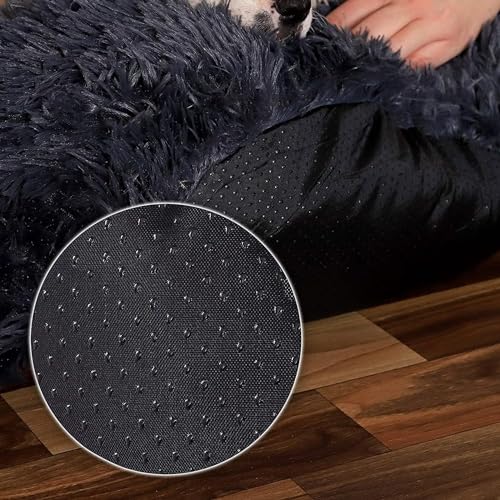 EL ÁTICO PETS Cama Perro Mediano y Pequeño. Cama para Perros. Cojin Resistente y Lavable. Cama de Pelo Largo para Gatos y Otras Mascotas Medianas. 50 x 30 cm