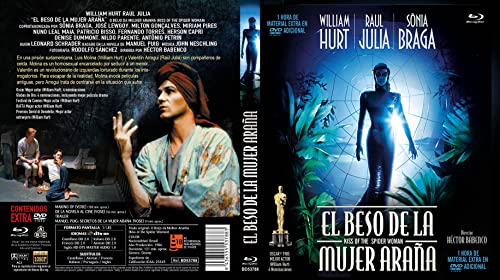 El Beso de la Mujer Araña BD + Edición Especial con DVD de Extras + Funda + 8 Postales 1985 O Beijo da Mulher Aranha (Kiss of the Spider Woman) [Blu-ray]