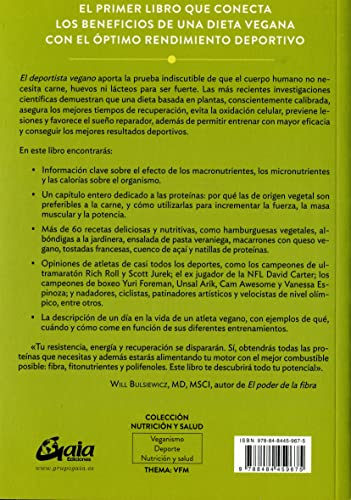 El deportista vegano: Un enfoque revolucionario para un máximo rendimiento. (Nutrición y salud)