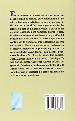 El ensayo en la literatura canaria: y presente socioliterario (EX CORDE)