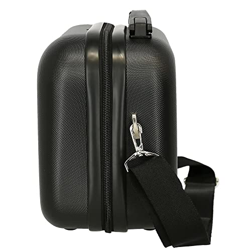 El Potro Chic Neceser Adaptable Negro 29x21x15 cms Rígida ABS 9,14L