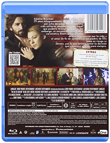 El Secreto De Adaline Blu Ray [Blu-ray]