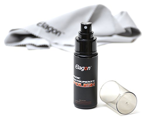 Elagon Guitar Pro Cleaning Kit - El perfecto kit de mantenimiento/limpieza. El kit viene en una práctica bolsa para su uso en casa o en la carretera. Para guitarras eléctricas, acústicas o clásicas.