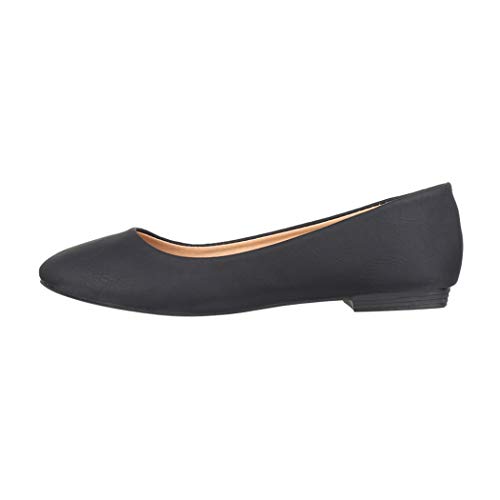 Elara Bailarina Mujer Cómodo Slip Ons Chunkyrayan P Negro B3039 Schwarz 37