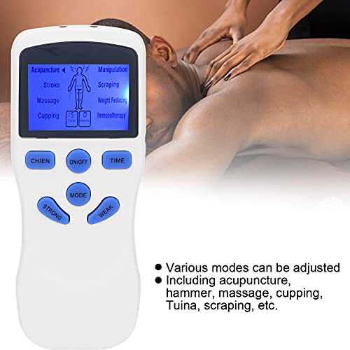 Electroestimulador Muscular, Dispositivo TENS/EMS, Dispositivo De Masaje De Pulso, Dispositivo De Corriente De Estimulación Con 4 Almohadillas De Electrodos Tens Para Aliviar El Dolor