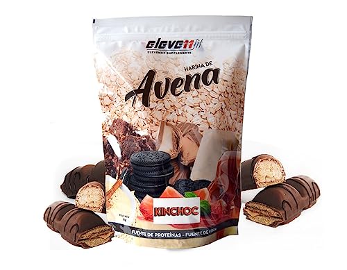 ELEVENFIT 1KG HARINA DE AVENA SABOR KINCHOC